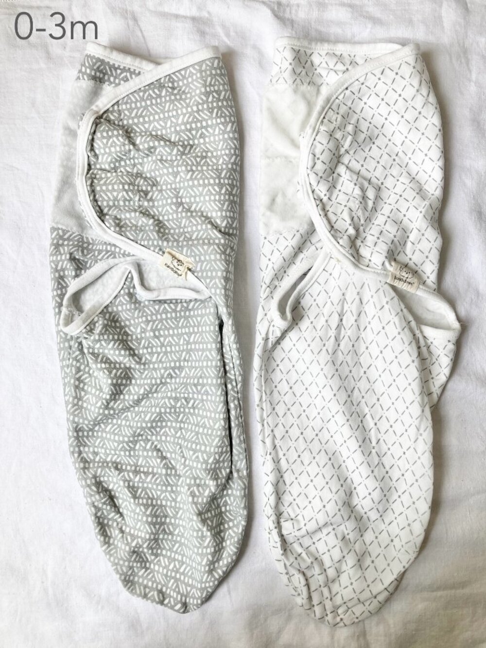 💙2/$25 Keababies 0-3 Months Baby Infant Swaddle Sleep Sacks Neutral